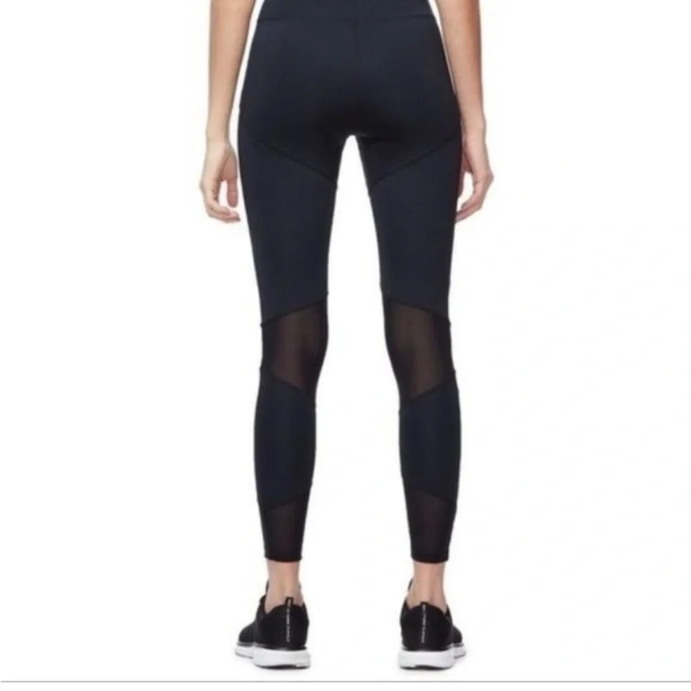 GOOD AMERICAN Leggings with Mesh Cutout Detailing on Lower‎ Legs